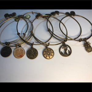 6 Alex and Ani bracelets